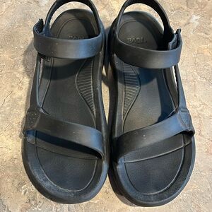 Teva Hurricane Drift Black Sandals Mens 12